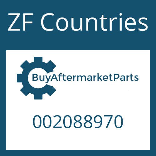 ZF Countries 002088970 - O-RING