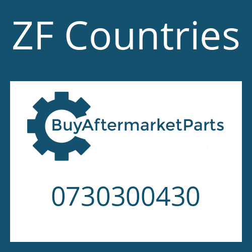 ZF Countries 0730300430 - SNAP RING