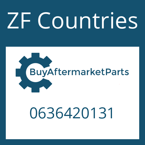 ZF Countries 0636420131 - COUNTERS.SCREW