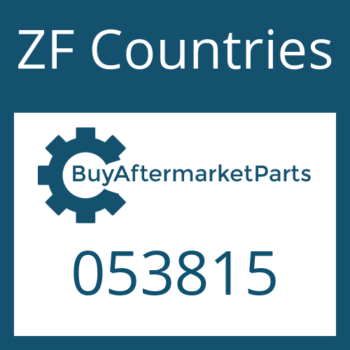 ZF Countries 053815 - LOCKING SCREW