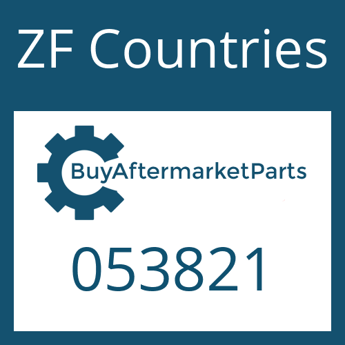 ZF Countries 053821 - AXLE BEVEL GEAR