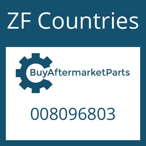 ZF Countries 008096803 - CAP SCREW