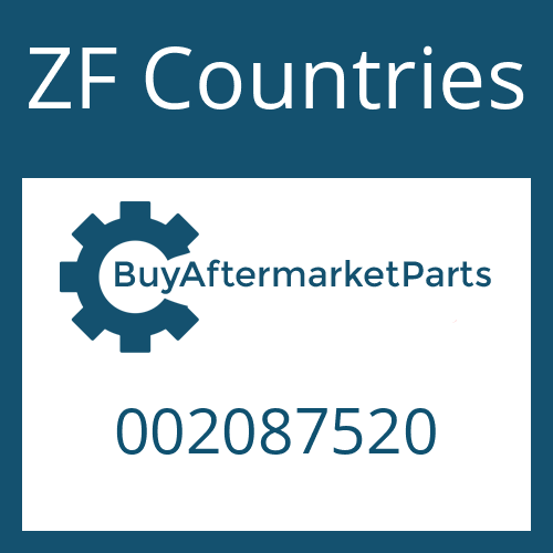 ZF Countries 002087520 - WASHER