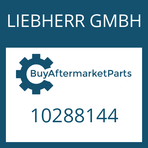 LIEBHERR GMBH 10288144 - SEALING CAP