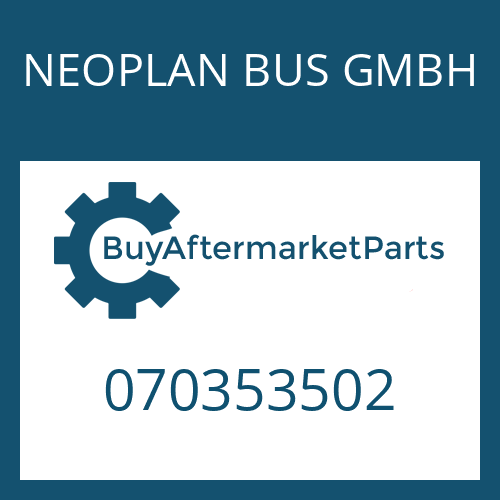 NEOPLAN BUS GMBH 070353502 - TENSION SPRING