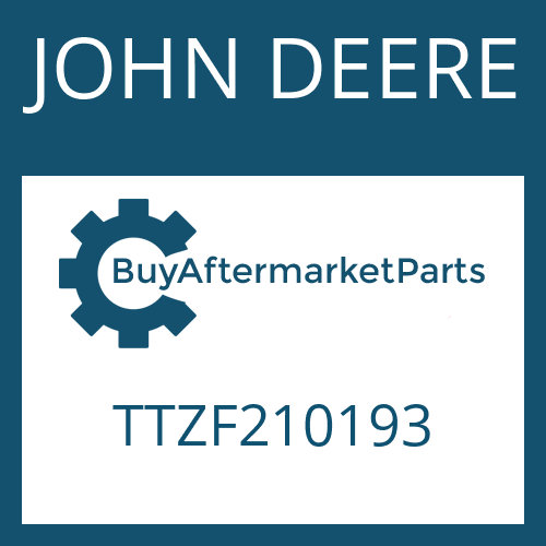 JOHN DEERE TTZF210193 - GASKET