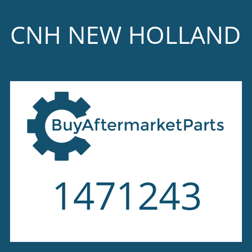 CNH NEW HOLLAND 1471243 - PRESSURE PART