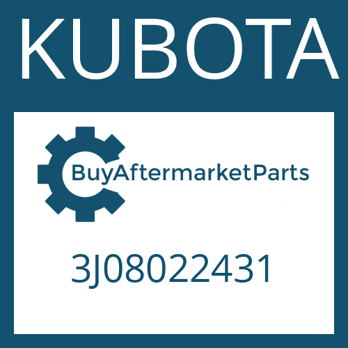 KUBOTA 3J08022431 - HOUSING