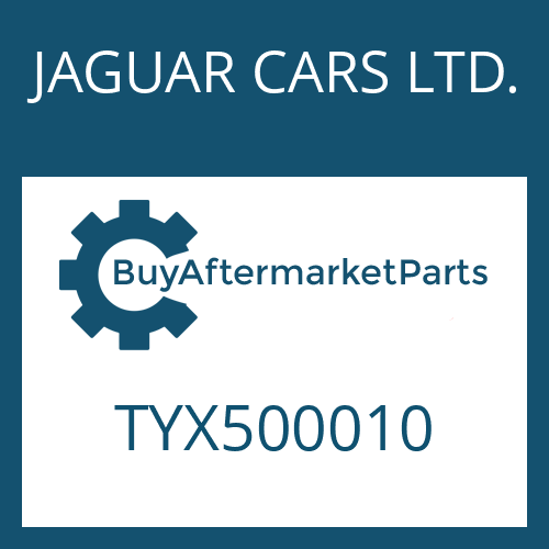 JAGUAR CARS LTD. TYX500010 - O-RING