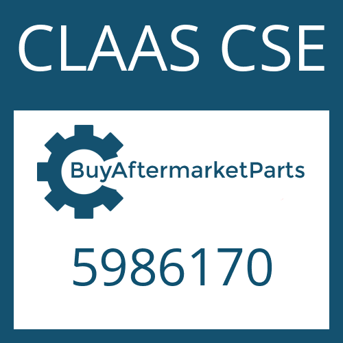 CLAAS CSE 5986170 - GASKET