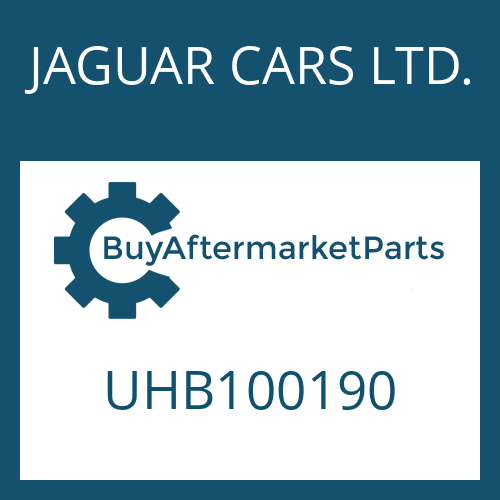 JAGUAR CARS LTD. UHB100190 - POSITION SWITCH