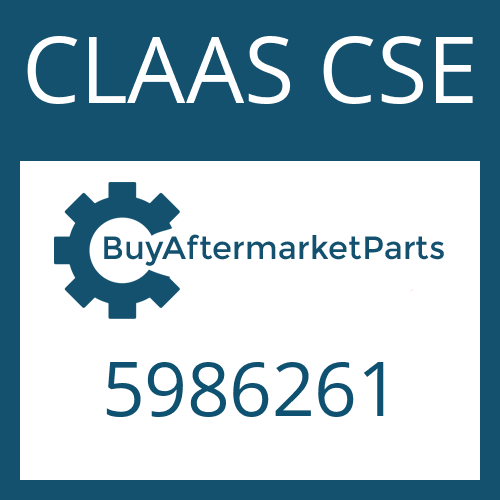 CLAAS CSE 5986261 - GASKET