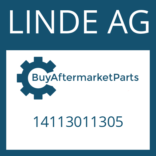 LINDE AG 14113011305 - SEALING PLATE