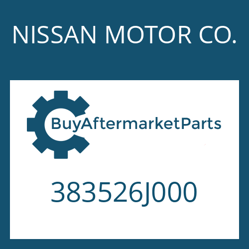 NISSAN MOTOR CO. 383526J000 - BREATHER