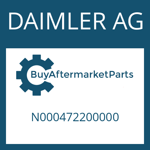 DAIMLER AG N000472200000 - CIRCLIP
