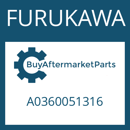 FURUKAWA A0360051316 - SNAP RING