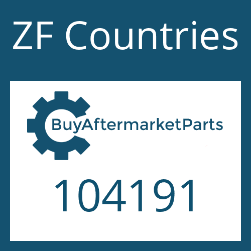 ZF Countries 104191 - LOCK PLATE