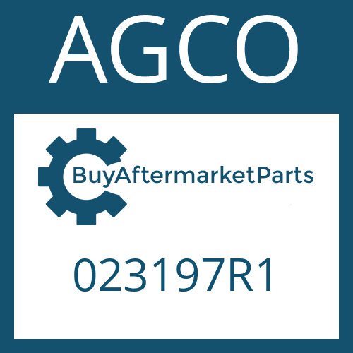 AGCO 023197R1 - LOCK PLATE for Heavy Equipment