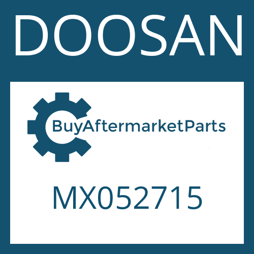 DOOSAN MX052715 - FITTED KEY