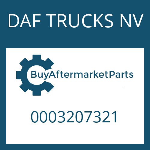 DAF TRUCKS NV 0003207321 - SHAFT SEAL