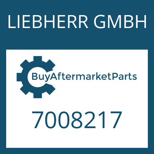 LIEBHERR GMBH 7008217 - O-RING