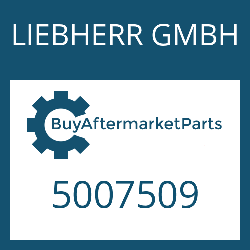 LIEBHERR GMBH 5007509 - O-RING