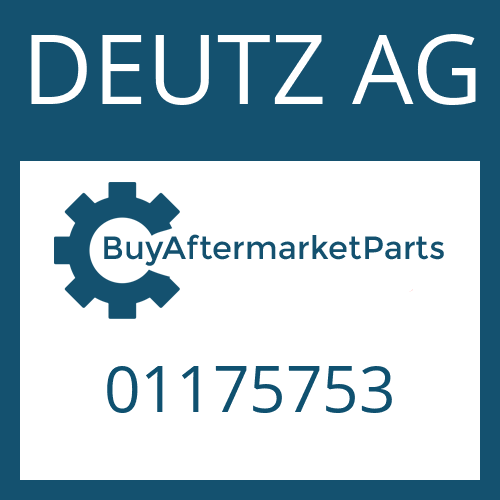 DEUTZ AG 01175753 - O-RING