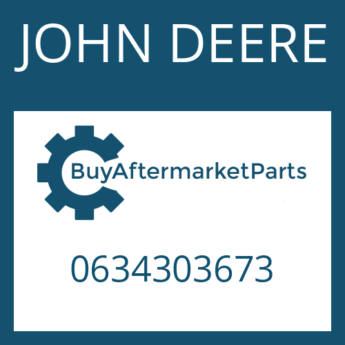 JOHN DEERE 0634303673 - O-RING