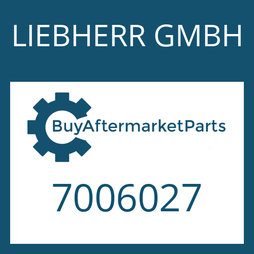 LIEBHERR GMBH 7006027 - O-RING