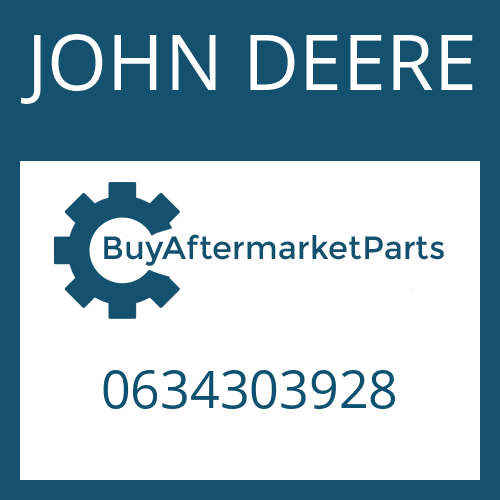 JOHN DEERE 0634303928 - O-RING