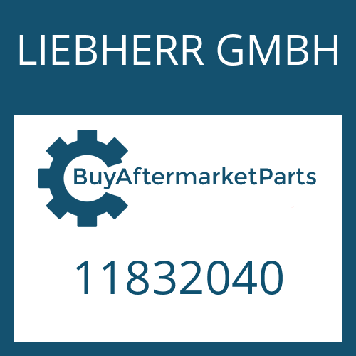 LIEBHERR GMBH 11832040 - O-RING