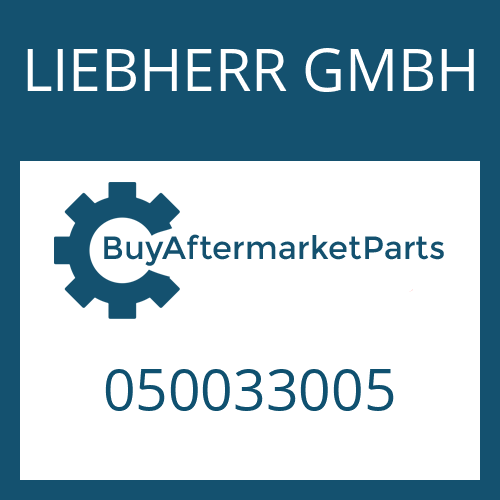 LIEBHERR GMBH 050033005 - O-RING