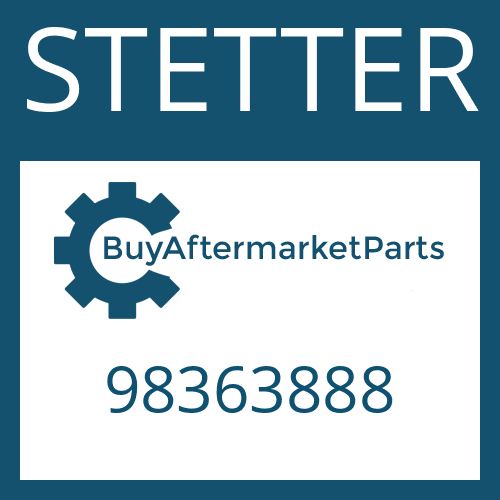 STETTER 98363888 - O-RING