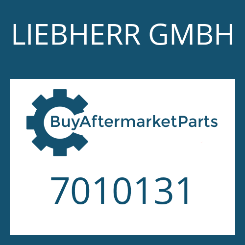 LIEBHERR GMBH 7010131 - O-RING