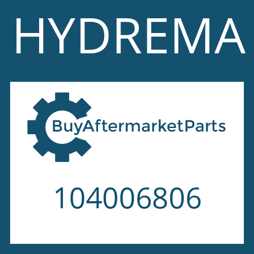 HYDREMA 104006806 - O-RING