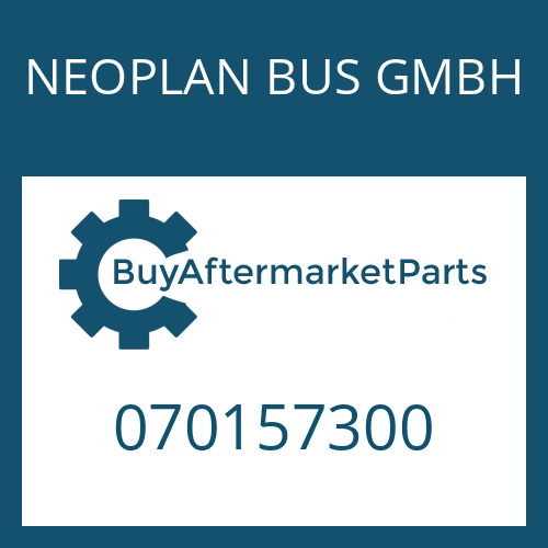 NEOPLAN BUS GMBH 070157300 - O-RING