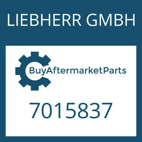 LIEBHERR GMBH 7015837 - GASKET