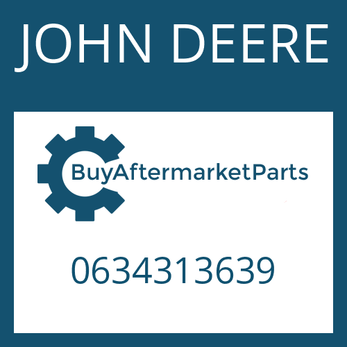 JOHN DEERE 0634313639 - O-RING