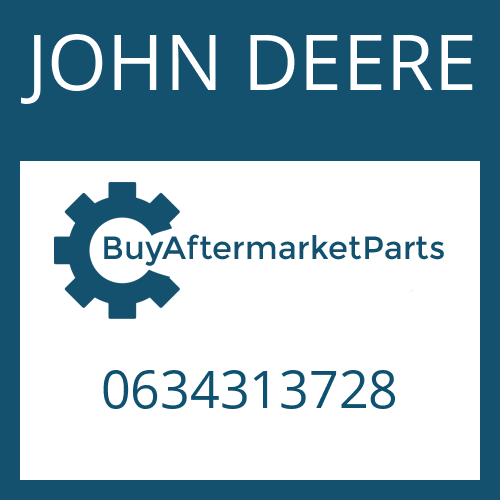 JOHN DEERE 0634313728 - O-RING