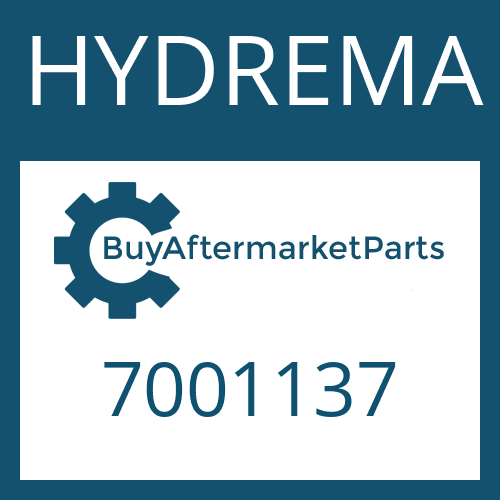 HYDREMA 7001137 - O-RING