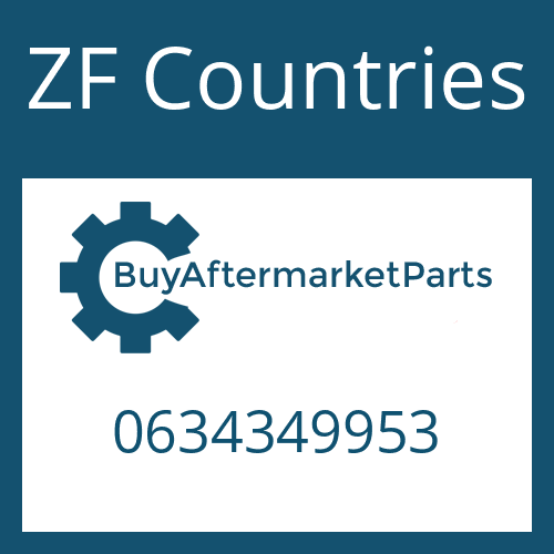 ZF Countries 0634349953 - O-RING