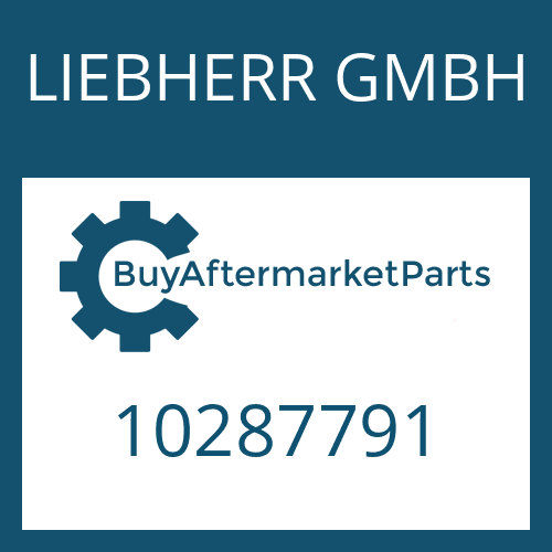 LIEBHERR GMBH 10287791 - SEALING RING