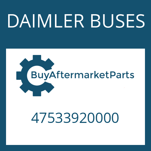 DAIMLER BUSES 47533920000 - SEALING RING