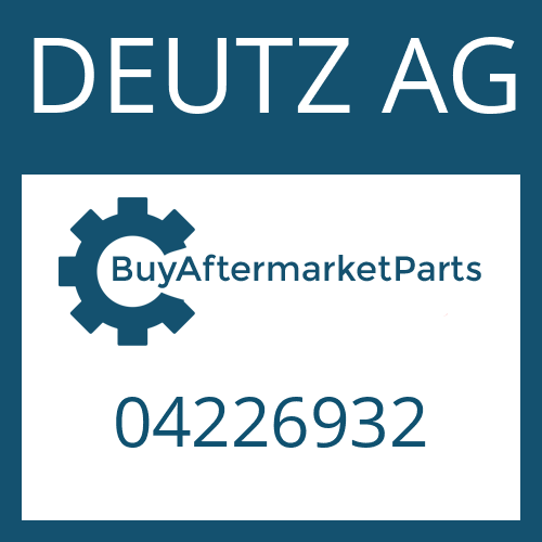 DEUTZ AG 04226932 - JOINT BEARING