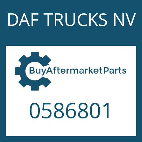 DAF TRUCKS NV 0586801 - NEEDLE BUSH