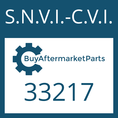 S.N.V.I.-C.V.I. 33217 - TA.ROLLER BEARING