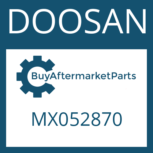 DOOSAN MX052870 - HEXAGON SCREW