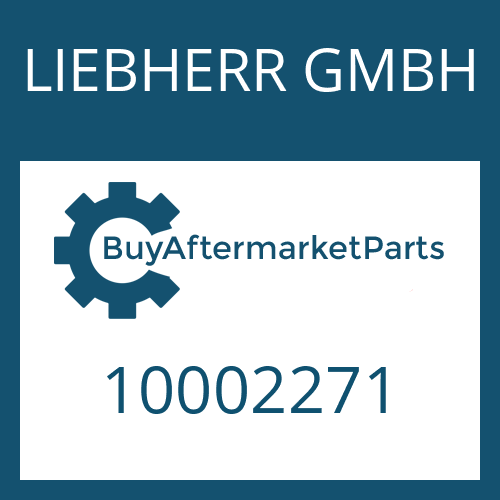 LIEBHERR GMBH 10002271 - CAP SCREW