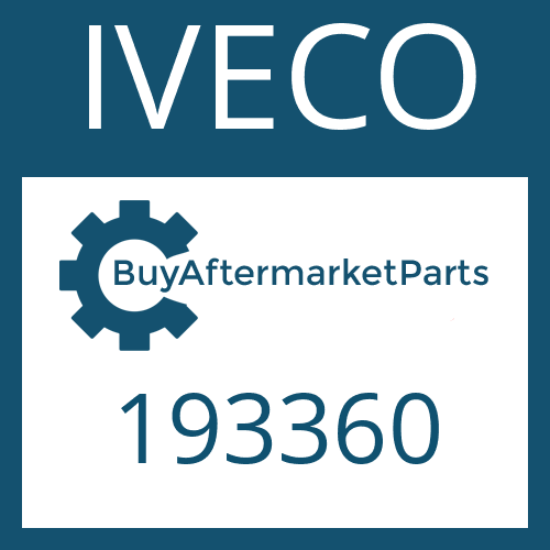 IVECO 193360 - CAP SCREW