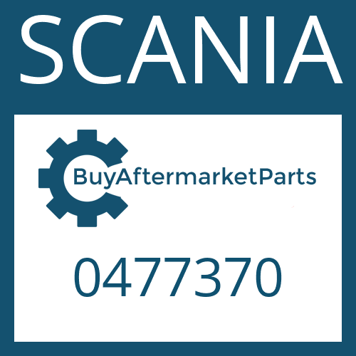 SCANIA 0477370 - CAP SCREW